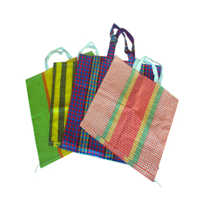 Preço de fábrica multicolorido pequeno polipropileno de laminação/tecido pp/saco de compras de ráfia/saco/sacos com alça exportado para o Peru