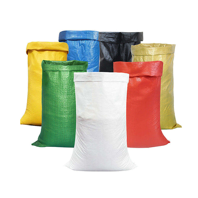 Saco de arroz 25kg 50kg sacos tecidos PP poli para fertilizante químico