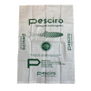 Saco tecido PP de 25kg 50kg para grãos, milho