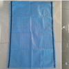 A ráfia azul tecida Pp colorida do saco do polipropileno despede o material novo