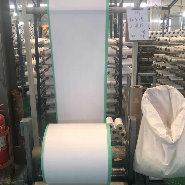 Novo material virgem/saco tecido branco Rolls / tecido tubular tecido PP para fazer sacos de fertilizante de arroz